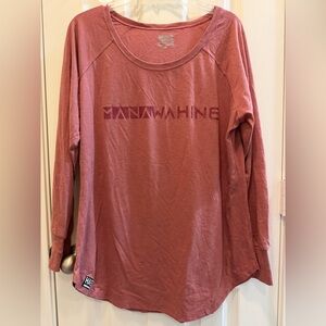 Hae Hawaii XL Women’s Pink Mana Wahine Powerful Woman Long Sleeve Tee
